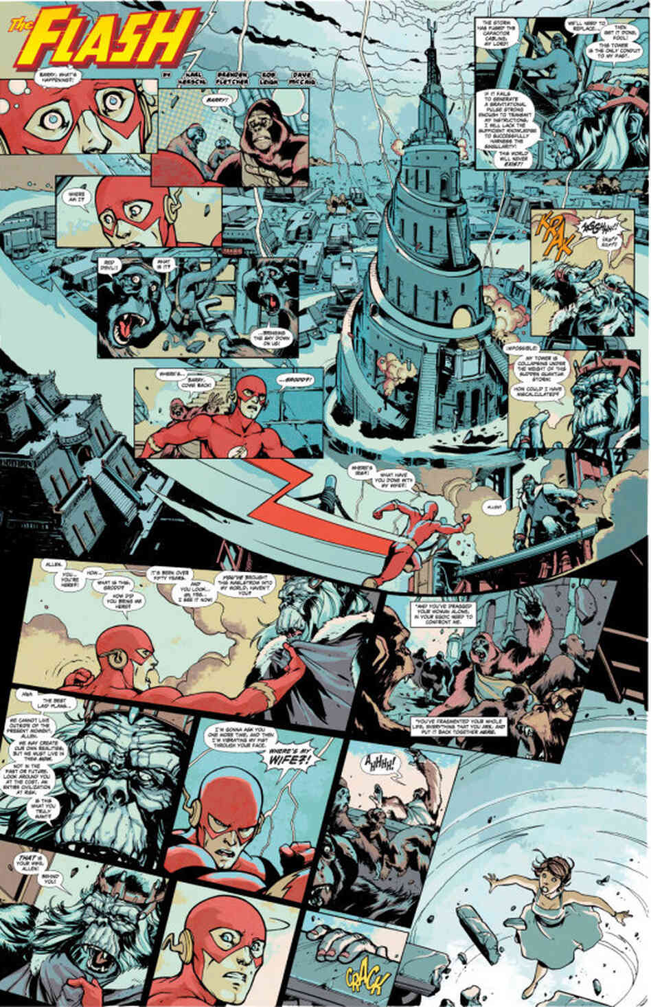 A page from Wednesday Comics A page from Wednesday Comics